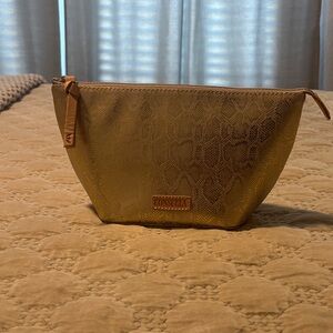 Consuela Metallic Gold Pouch